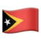 Timor-Leste emoji on Apple